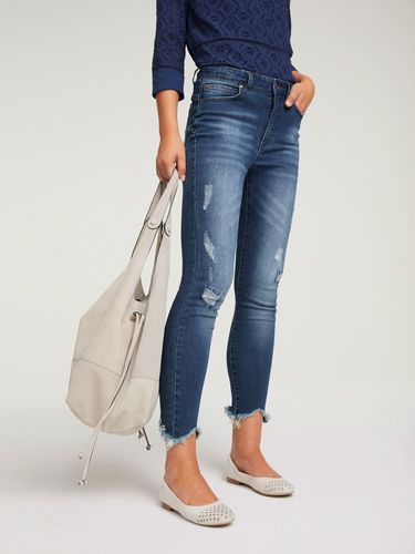 Jeans effet ventre plat coupe skinny tendance - Linea Tesini - Modalova