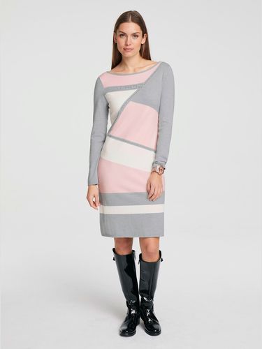 Robe en tricot imitation patchwork tendance - - Rick Cardona - Modalova