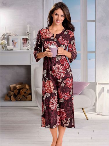 Chemise de nuit féminine imprimé floral - Ascafa - Modalova