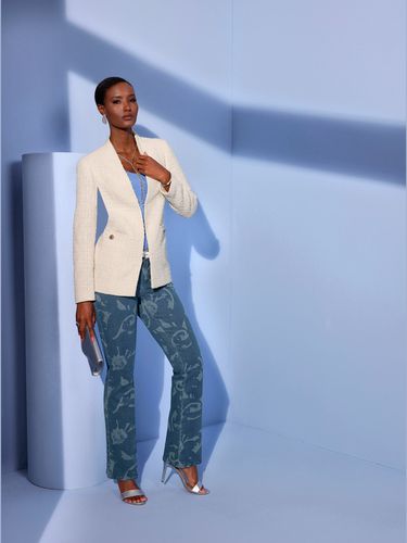 Blazer épaulettes et les coutures princesse pour une jolie silhouette - Creation L - Modalova