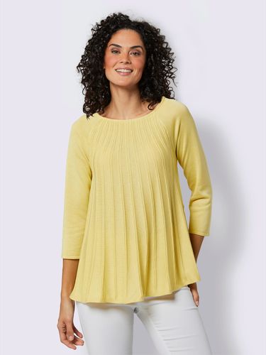Pull à manches 3/4 mélange soie-cachemire - CREATION L PREMIUM - Modalova