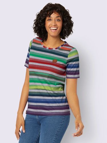 T-shirt rayé 50% coton - - Collection L - Modalova