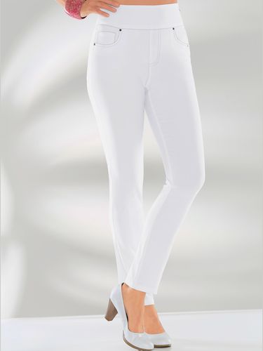 Pantalon ceinture haute affinante à glissière - Collection L - Modalova