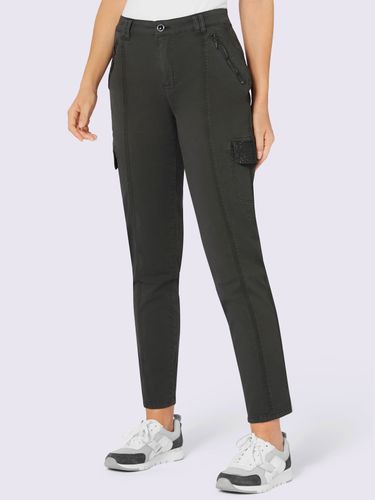 Pantalon cargo mélange coton et lyocell de qualité - Creation L - Modalova