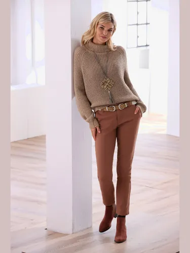 Pull à col roulé coupe décontractée - Linea Tesini - Modalova