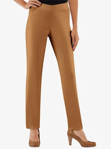 Pantalon classique uni avec ceinture élastique - Stehmann Comfort line - Modalova