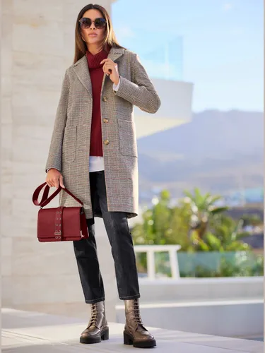 Manteau court superbe tissage en carreaux - - Rick Cardona - Modalova