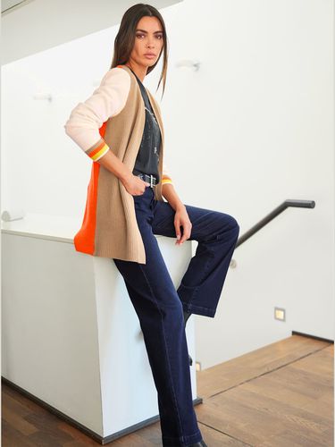 Veste en tricot motif color block tendance - - Rick Cardona - Modalova