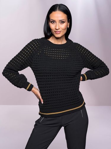 Pull encolure ronde notes brillantes couleur or - Rick Cardona - Modalova