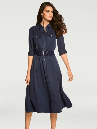 Robe-chemisier ceinture à nouer - Linea Tesini - Modalova