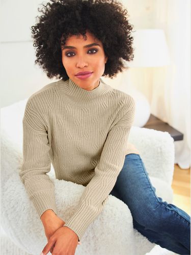 Pull à col montant 20% cachemire - Linea Tesini - Modalova