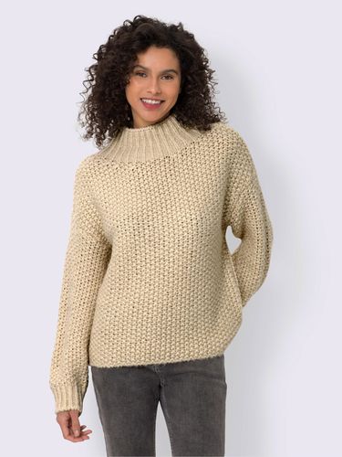 Pull à col montant jolie structure tricot - - Linea Tesini - Modalova
