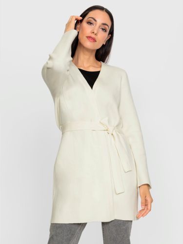 Veste longue en tricot avec viscose - Rick Cardona - Modalova