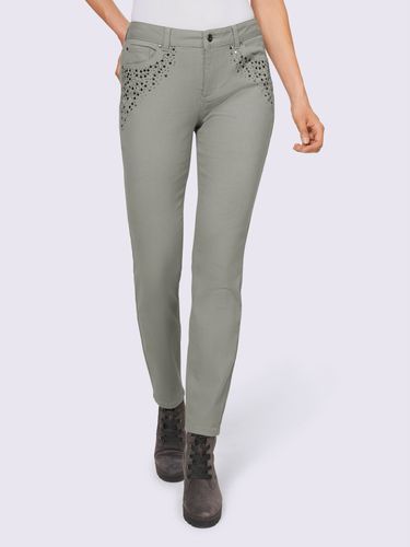 Pantalon skinny pierres brillantes sur les poches - Linea Tesini - Modalova