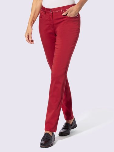 Pantalon 98% coton - rouge - Helline - Modalova