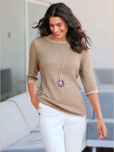 Pull à manches 3/4 55% coton - - Helline - Modalova