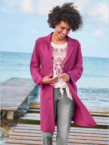 Manteau court bords ouverts modernes - Linea Tesini - Modalova