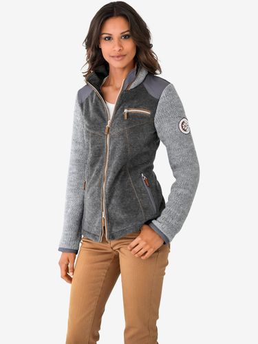 Veste polaire mélange polaire et tricot - Rick Cardona - Modalova