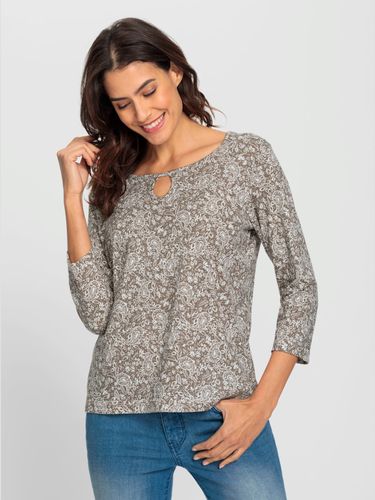T-shirt imprimé 50% coton et 50% modal - Helline - Modalova