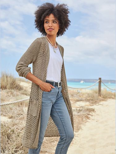 Manteau en tricot 2 poches plaquées - Linea Tesini - Modalova