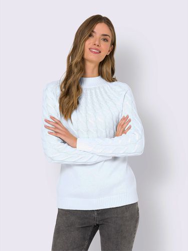 Pull motif torsadé affinant - Linea Tesini - Modalova