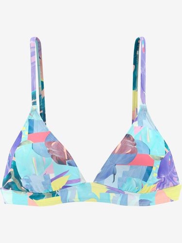 Haut de bikini triangle imprimé tendance, effet de couleur différent pour chaque pièce - Venice Beach - Modalova