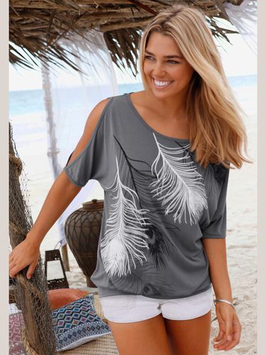 T-shirt de plage imprimé - LASCANA - Modalova