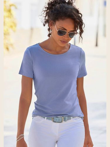 T-shirt encolure ronde - - LASCANA - Modalova