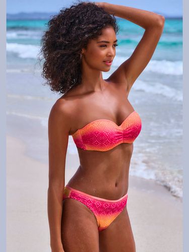 Maillot de bain bandeau à armatures broderie ajourée tendance avec dégradé de couleurs - - Buffalo - Modalova