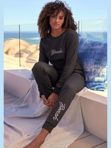 Pantalon détente confortable avec logo brodé - Bench. Loungewear - Modalova