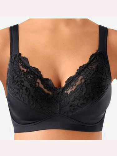 Soutien-gorge doux soutien-gorge sans armatures. broderie intemporelle - petite fleur - Modalova