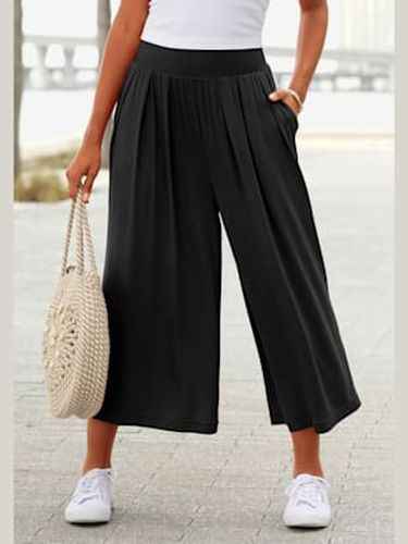 Jupe culotte pantalon en tissu avec large ceinture élastique - LASCANA - Modalova
