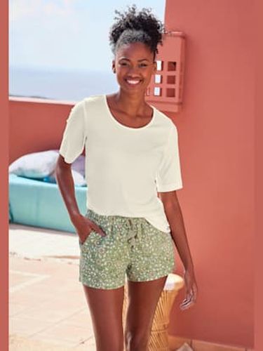 Haut de pyjama t-shirt à encolure ronde - LASCANA - Modalova