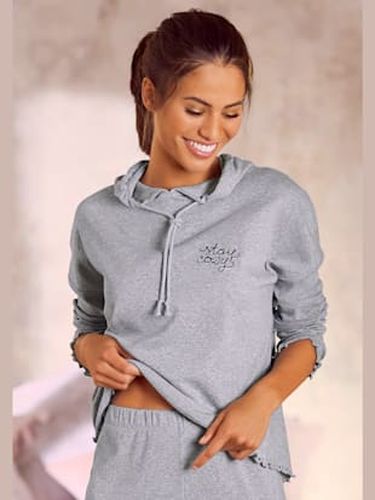 Haut de pyjama t-shirt de nuit fantaisie avec inscription brodée - s.Oliver - Modalova