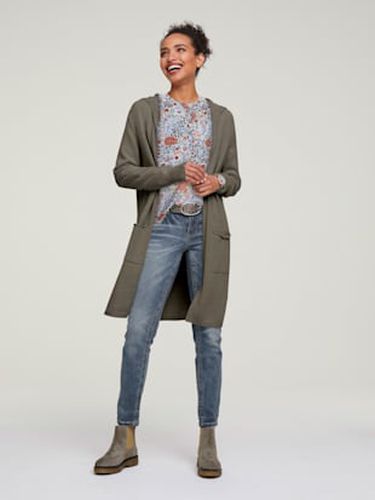 Veste longue en tricot style cardigan - Linea Tesini - Modalova