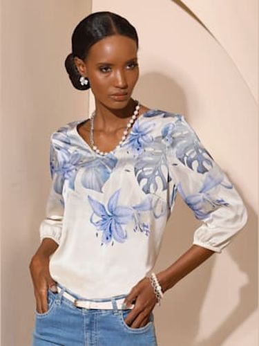 Chemisier satin mat élégant - Creation L - Modalova