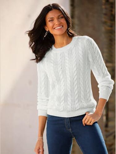 Pull encolure ronde superbe motif torsadé - Witt - Modalova