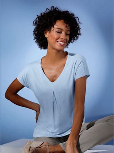 T-shirt en lin et viscose - Creation L Premium - Modalova