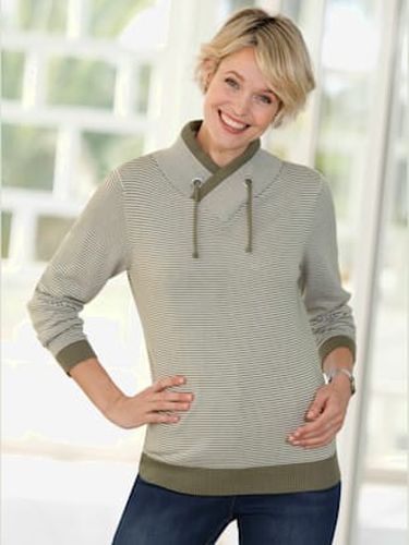 Pull à manches longues empiècements côtelés unis - Witt - Modalova