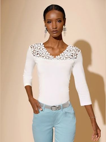 T-shirt en v 48% modal - Creation L - Modalova