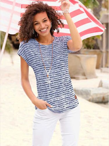 T-shirt à encolure ronde 50% coton - Collection L - Modalova