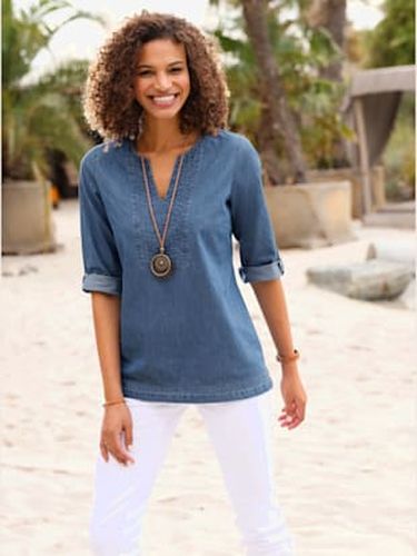 Tunique en jean pur coton - Collection L - Modalova