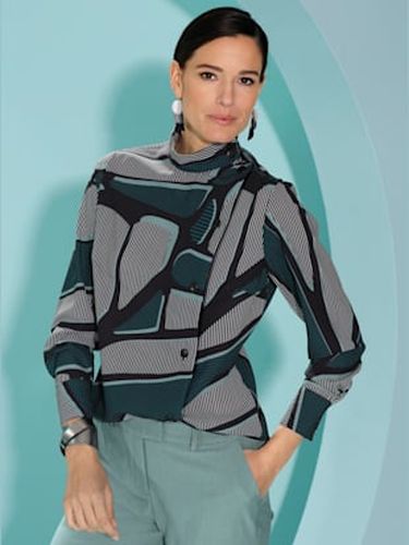 Chemisier à col montant peu froissable - Creation L - Modalova