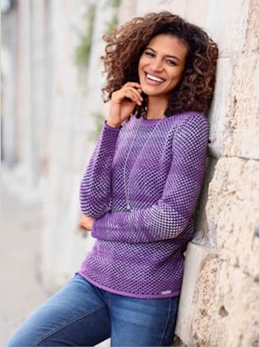 Pull encolure ronde à encolure ronde - Collection L - Modalova
