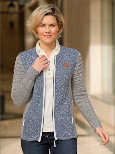 Veste en tricot 12% laine - Collection L - Modalova