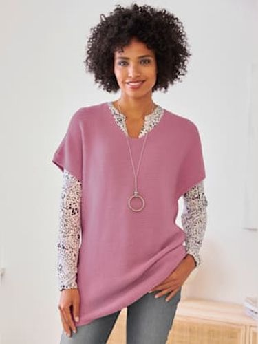 Débardeur long mailles à l'envers tendance - Witt - Modalova