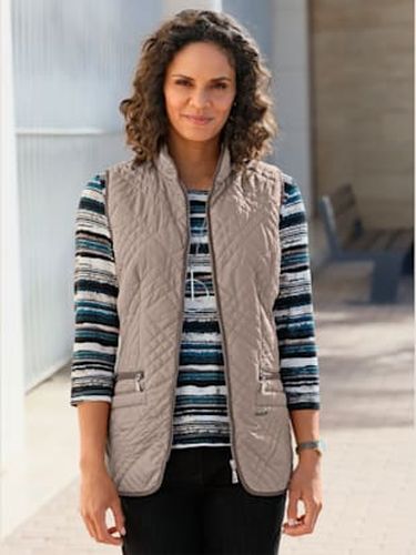 Gilet matelassé piquage en losanges - Collection L - Modalova