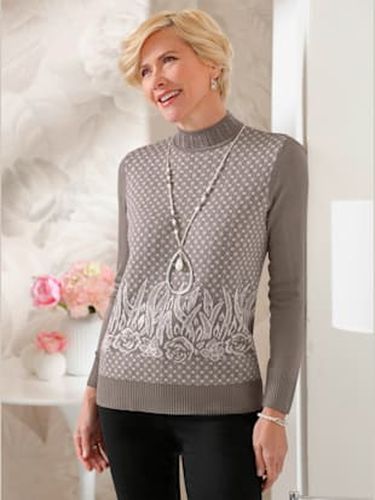 Pull à col montant tricot jacquard devant - Witt - Modalova