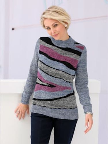 Pull à col montant tricot intarsia de qualité - Witt - Modalova