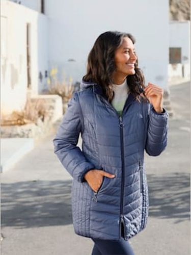 Veste longue qualité légèrement brillante - Collection L - Modalova